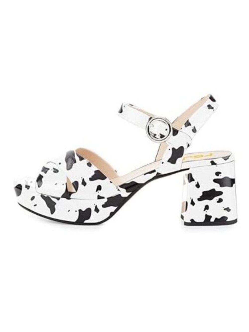 FSJ Women Peep Toe Chunky High Heels Platform Sandals Ankle Strap Velvet Summer